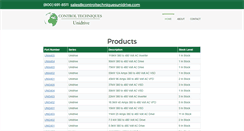 Desktop Screenshot of controltechniquesunidrive.com